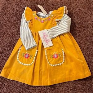 Bonnie Baby corduroy jumper NWT